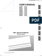 User'S Manual: Split - Type Air Conditioner