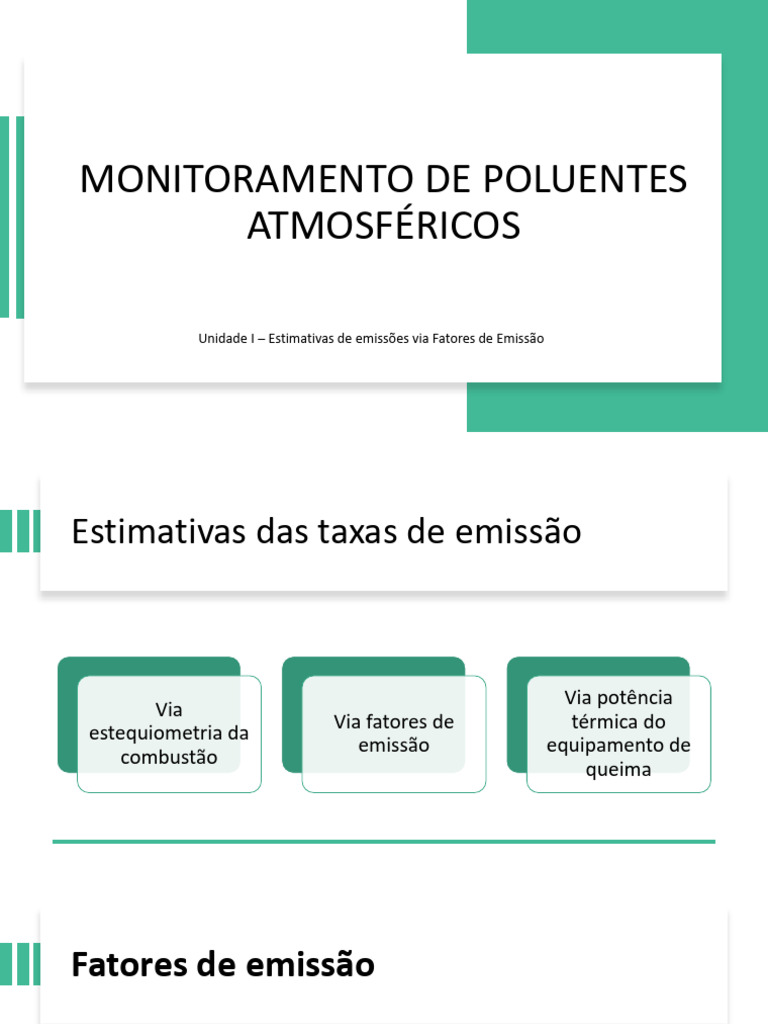 Monitoramento de Poluentes Atmosféricos | PDF | Poluição do ar | Combustão