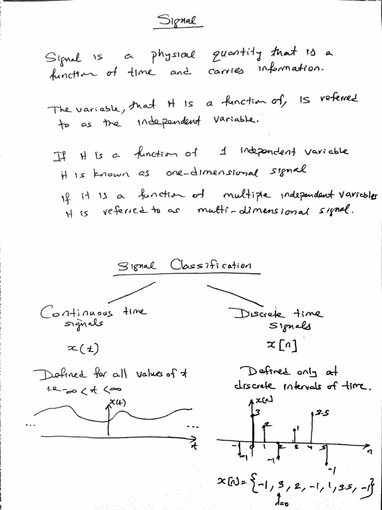Signals and Systems | PDF