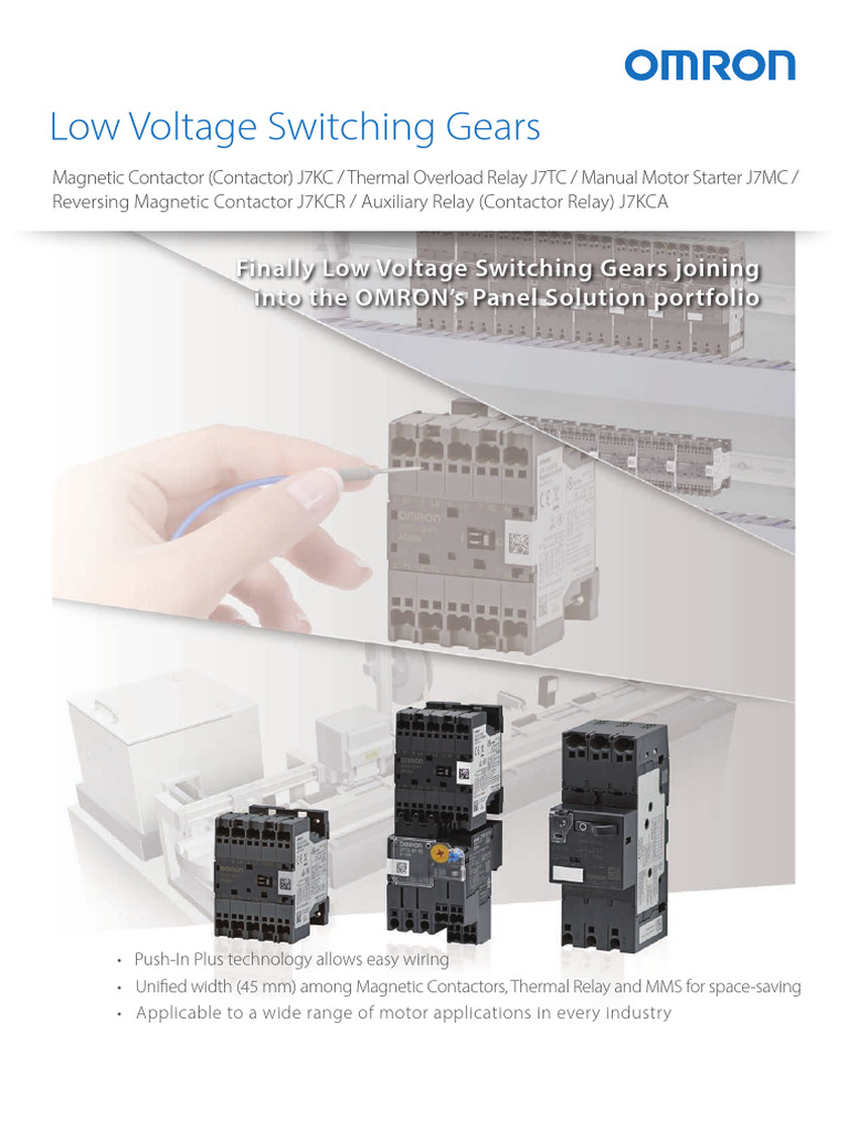 Omron J7 Series: Green Motor Control Solutions | PDF | Relay ...