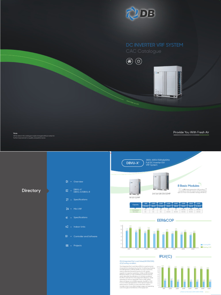 DB VRF Catalog Latest Version | PDF | Air Conditioning | Pump