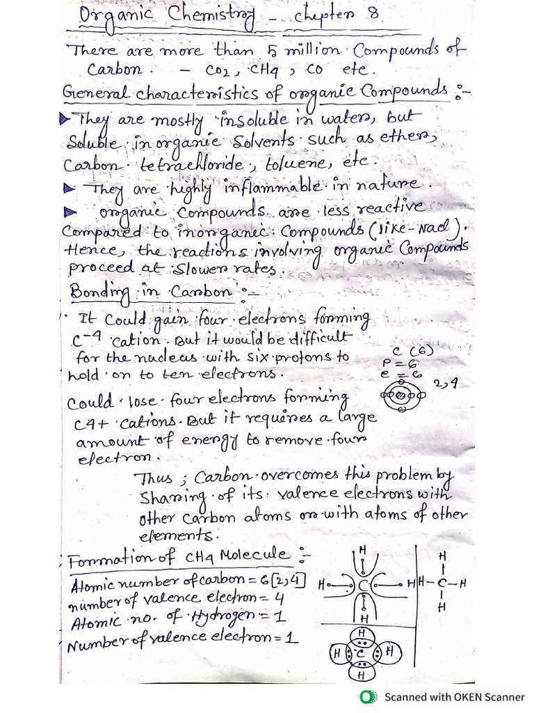 280_organic_chemistry_eng_Handwritten_Notes_English_Chemister | PDF