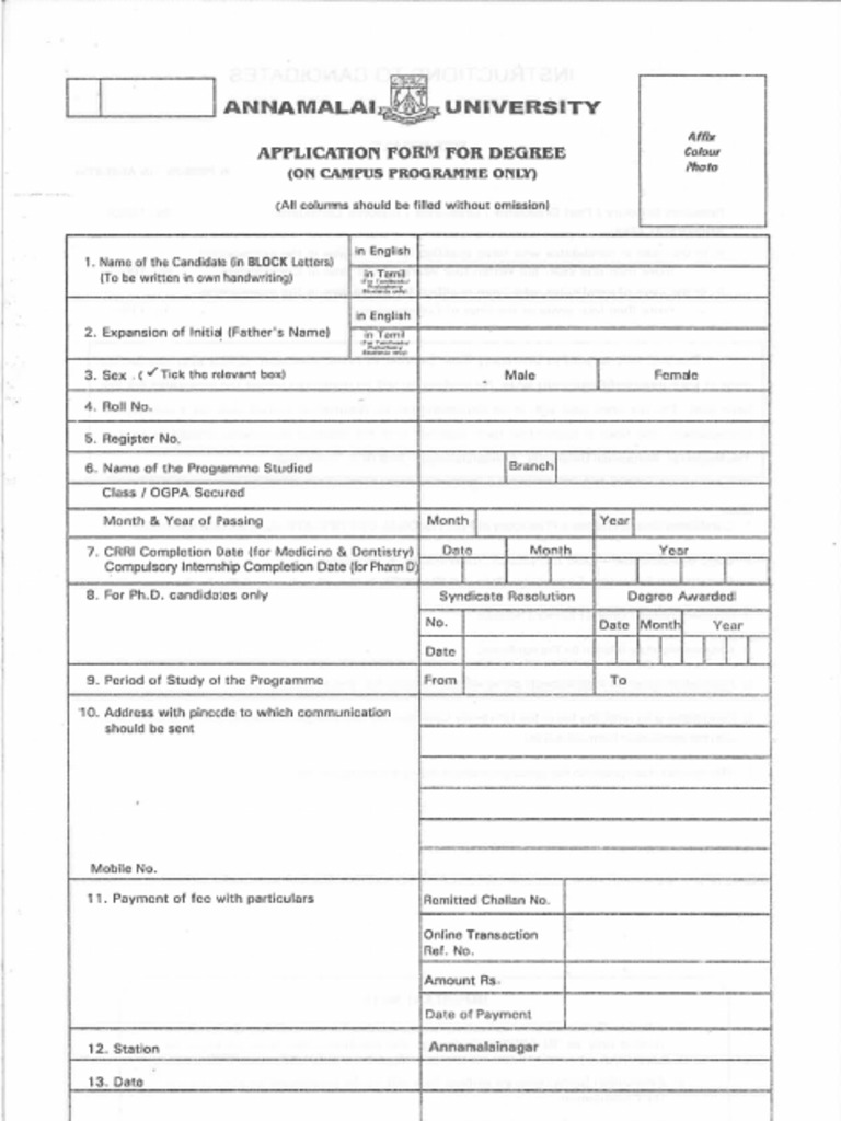 Convocation Application | PDF