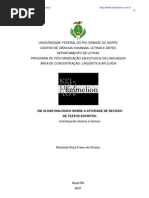 Um olhar dialógico sobre a revisão de textos escritos