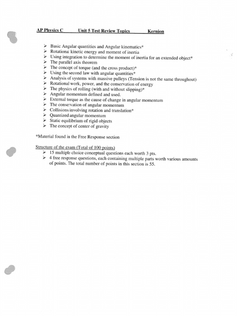 Unit 5C Review Packet PDF