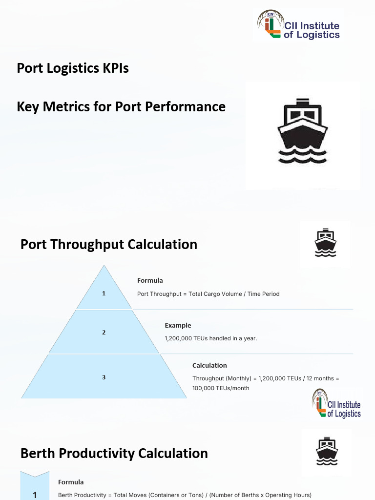 Port-Logistics-KPIs | PDF | Port | Water Transport