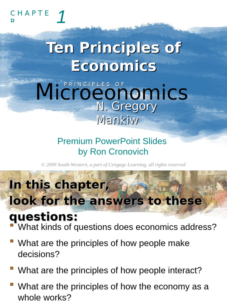 Ten Principles of Economics Explained | PDF | Economics | Market ...