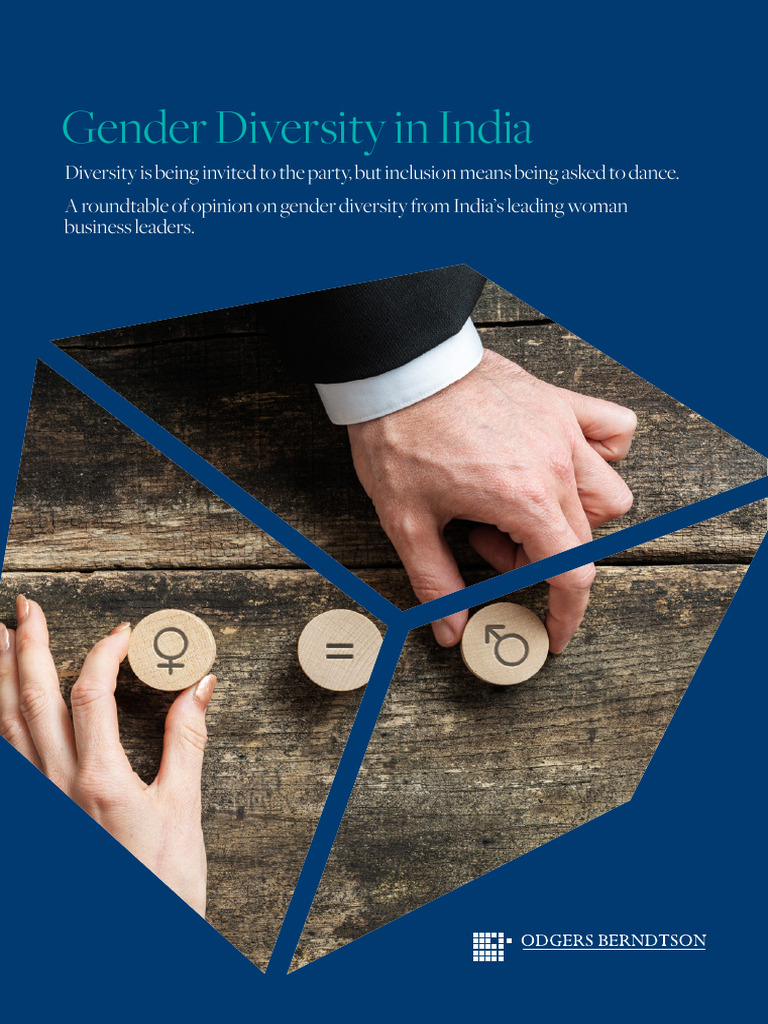 Gender Diversity in India | PDF | Gender Pay Gap | Equal Pay For Equal Work