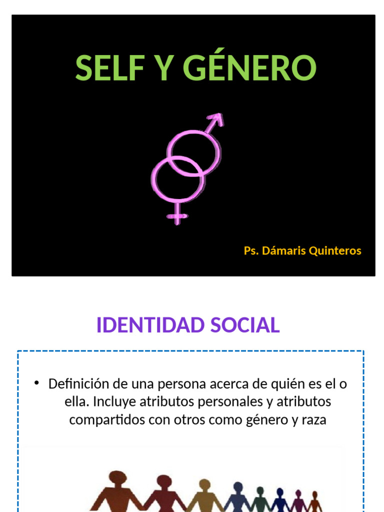 Identidad de Género y Autoconcepto Social | PDF | Género | Estudios de ...