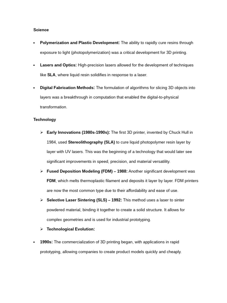 STS Research | PDF | 3 D Printing | Secondary Sector Of The Economy