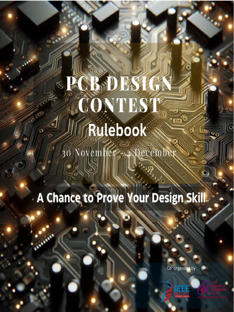 PCB Contest EEE Day 2024 | PDF | Modulation | Printed Circuit Board