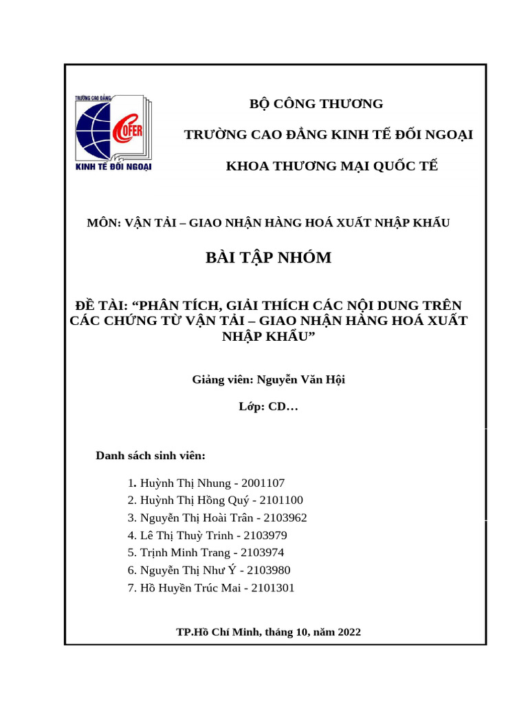 bài tập VT&GN | PDF