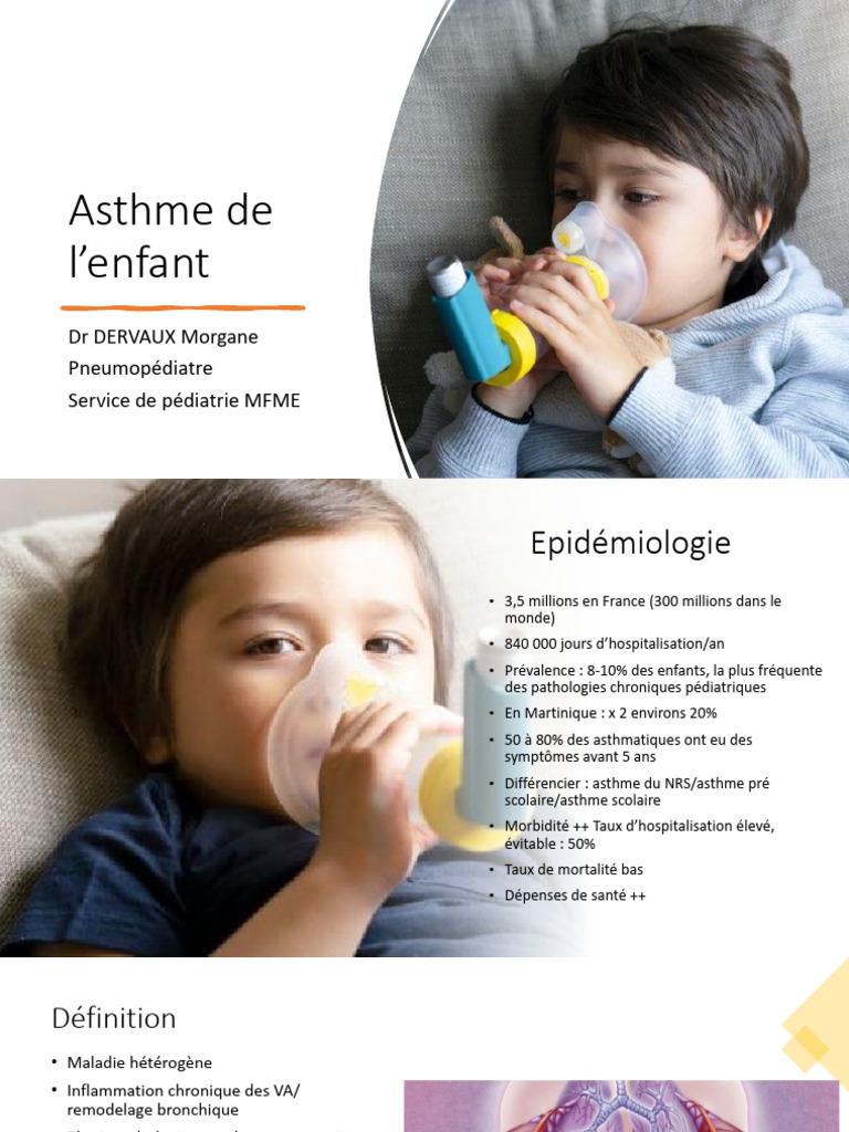 Asthme chez l'enfant : diagnostic et traitement | PDF | Asthme | Allergie