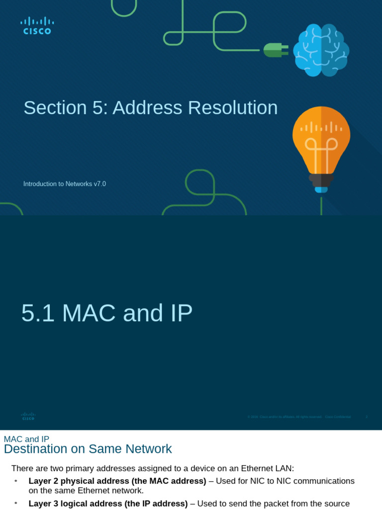 5 Address Resolution | PDF | Ip Address | Computer Network