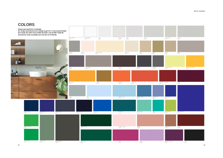 Paleta de Cores para Ambientes Criativos | PDF | Cor | Luz
