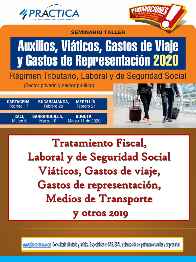 Viaticos, Gastos de Viaje, Etc. | PDF | Salario | Factura