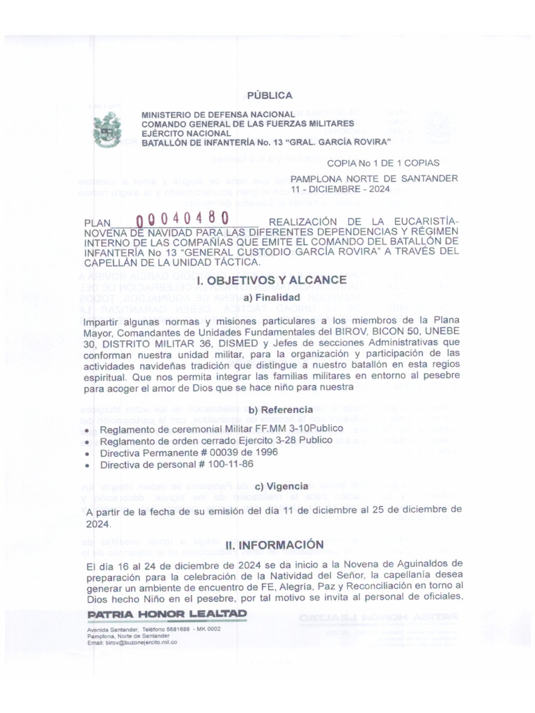 Plan de Novena de Navidad 2024 PDF