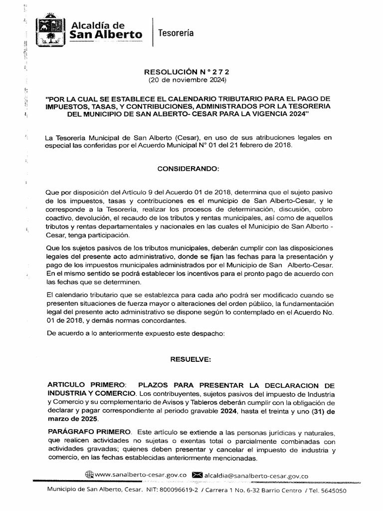 calendario-tributarios-2025 | PDF