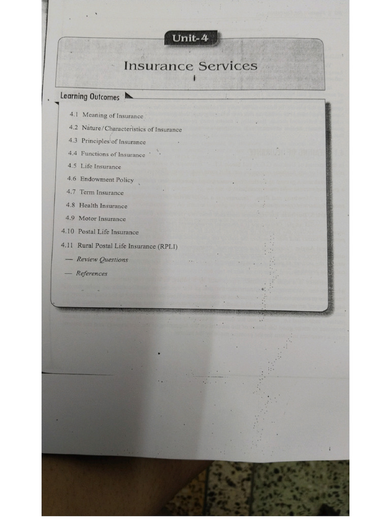 insurance serices | PDF