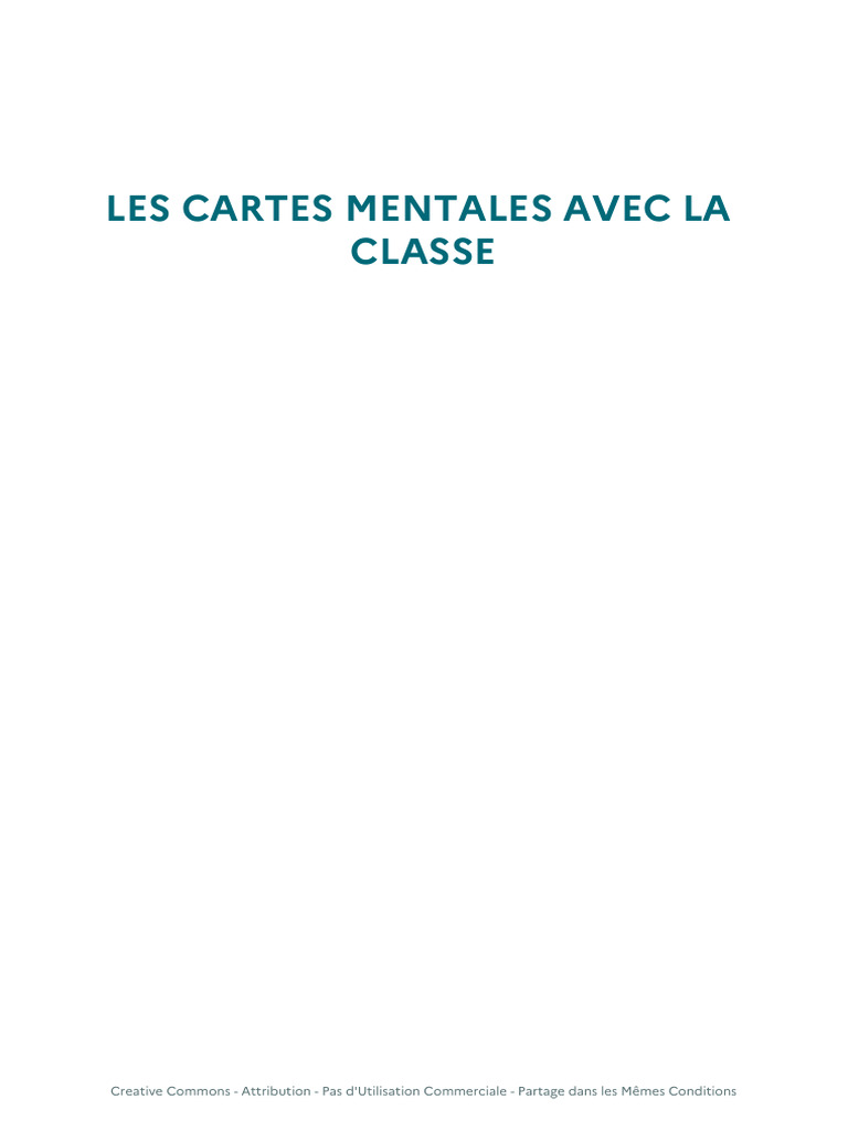 Créer des cartes mentales en classe | PDF | Microsoft Word | Informatique