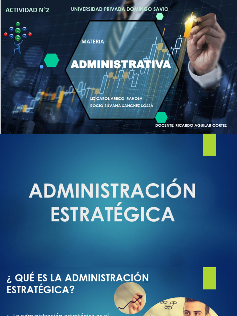 Administracion Estrategica - Presentacion | PDF | Mercado (economía ...