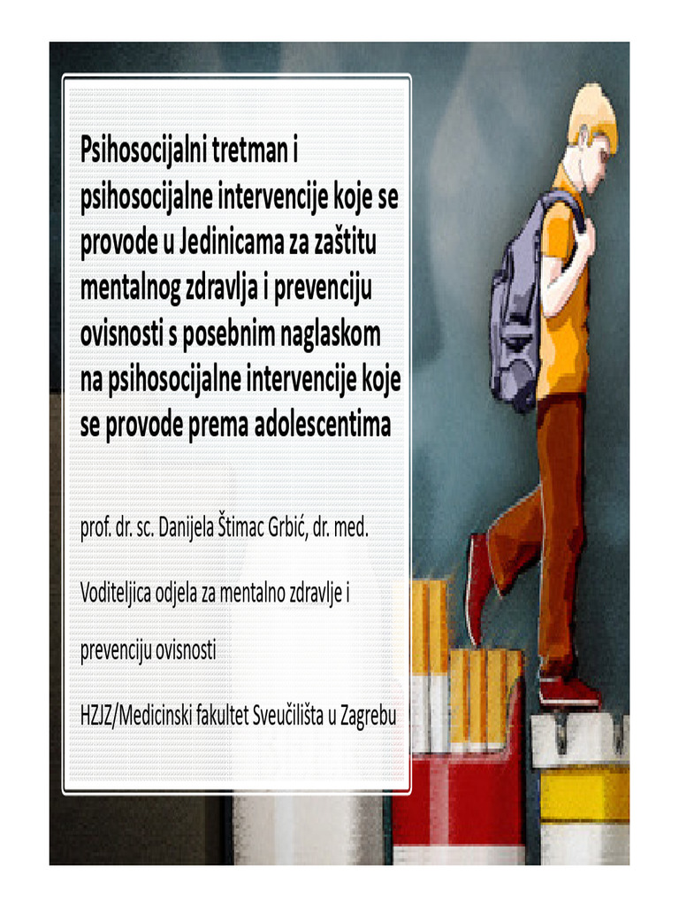 Psihosocijalni Tretman I Psihosocijalne Intervencije Koje Se Provode ...