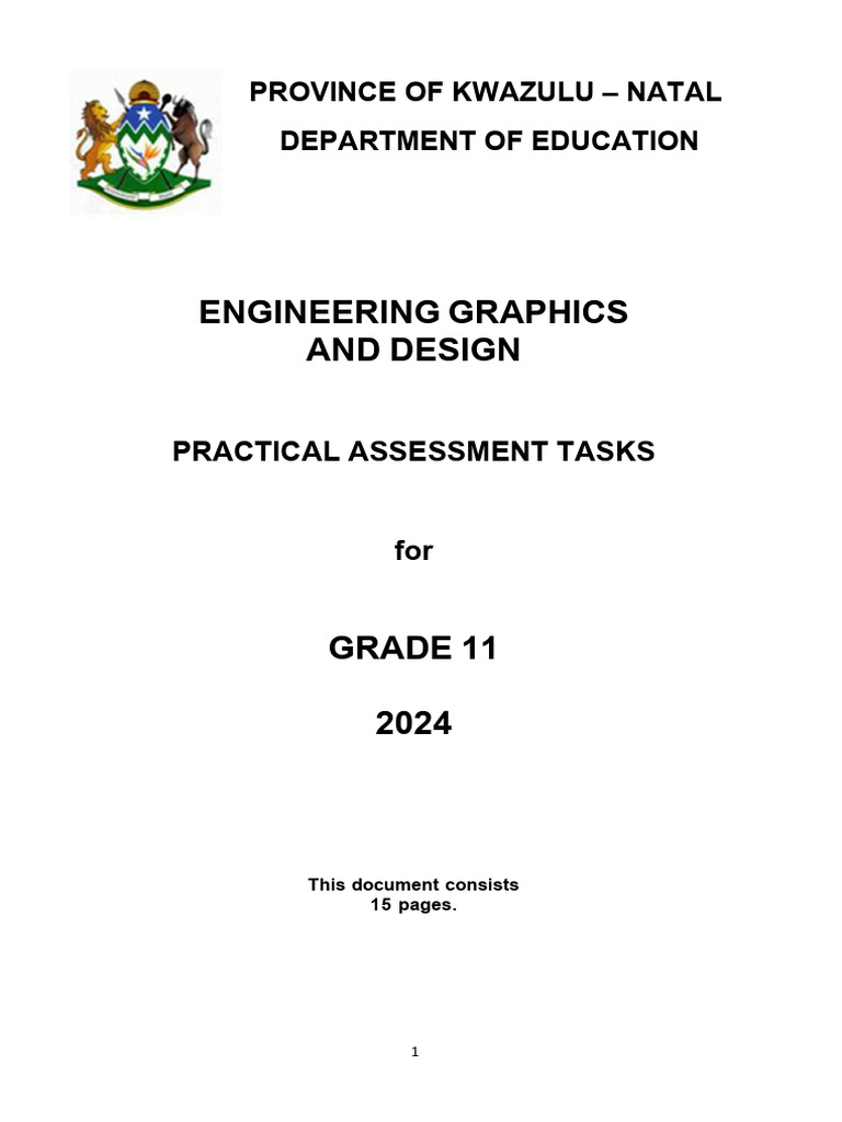 Grade 11 EGD Practical Assessment Guide | PDF | Educational Assessment ...