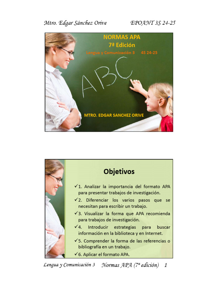 Normas Apa Eso F 3s 24-25 | PDF | Identificador de Objeto Digital ...