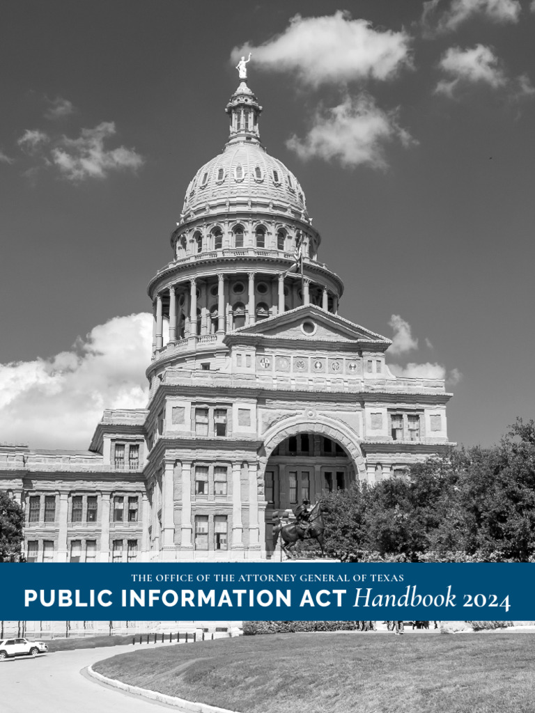 Texas Public Info Act Guide 2024 | PDF | Complaint | Freedom Of ...