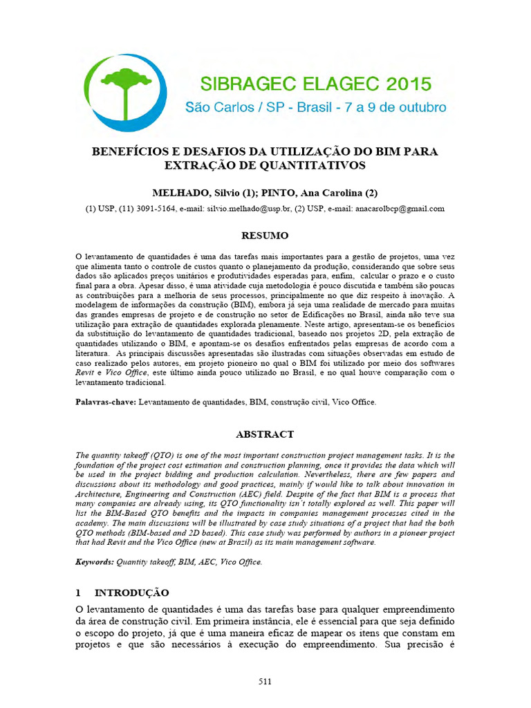 Benefícios e Desafios do BIM na Construção | PDF | BIM