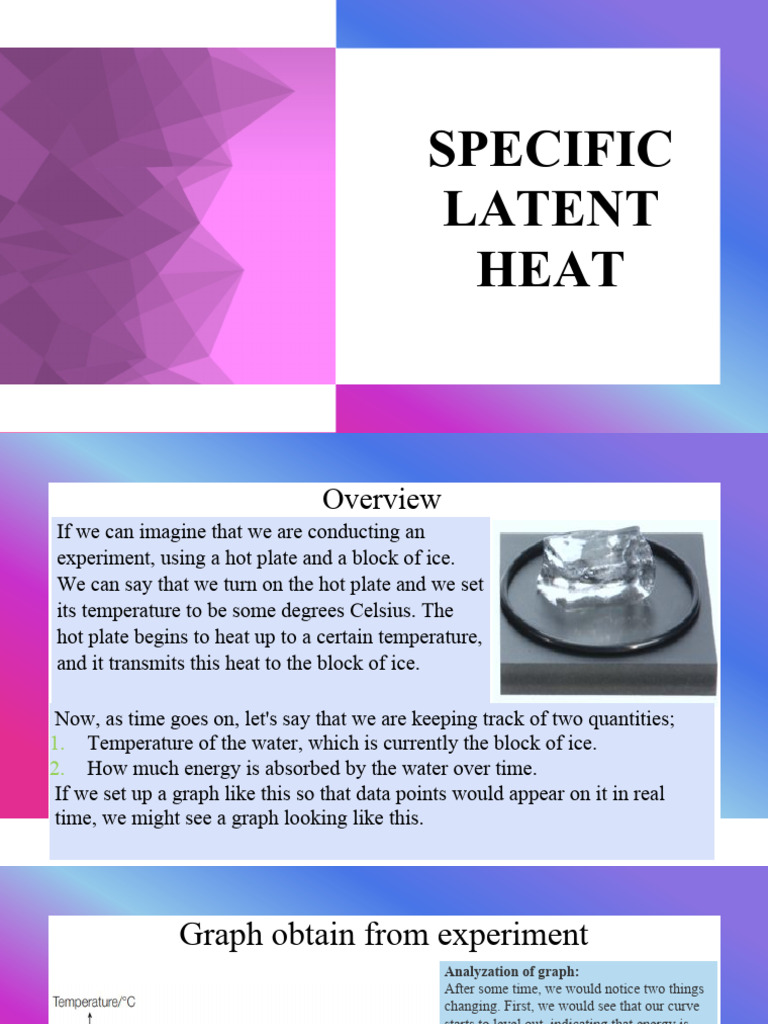 Heat | PDF | Latent Heat | Melting