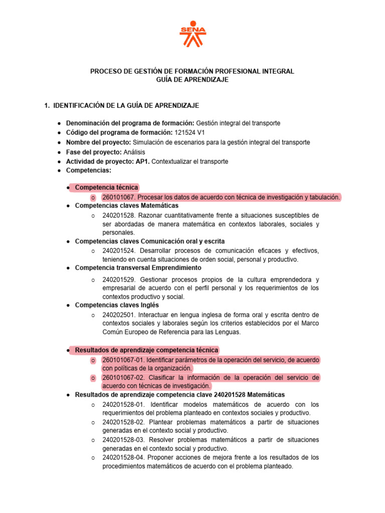 Guia Aprendizaje 1 | PDF | Argumento | Comunicación