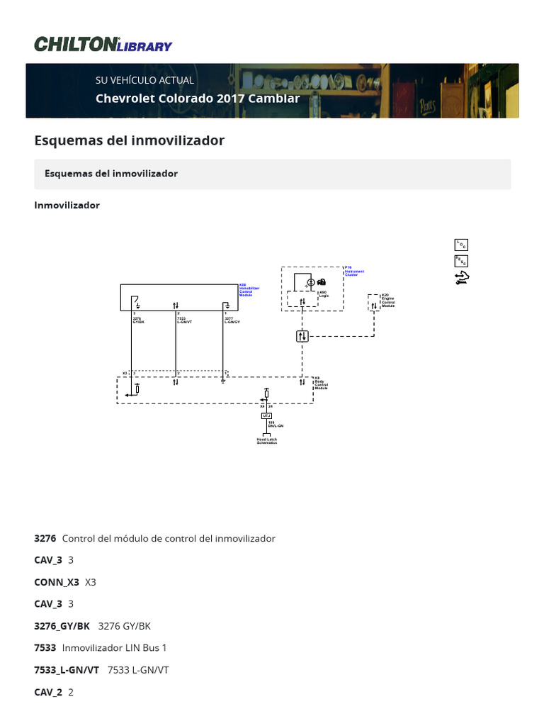 Chevrolet, Colorado Pickup - 2WD (VIN S) Inmo | PDF | Industria ...