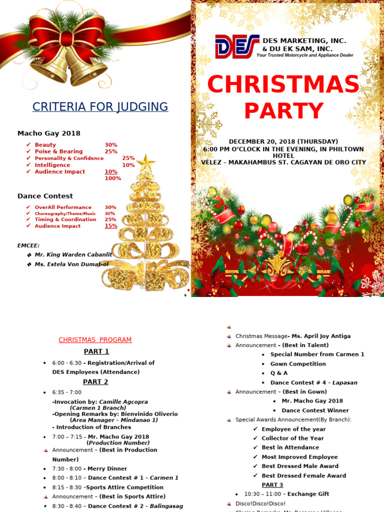 christmas program | PDF