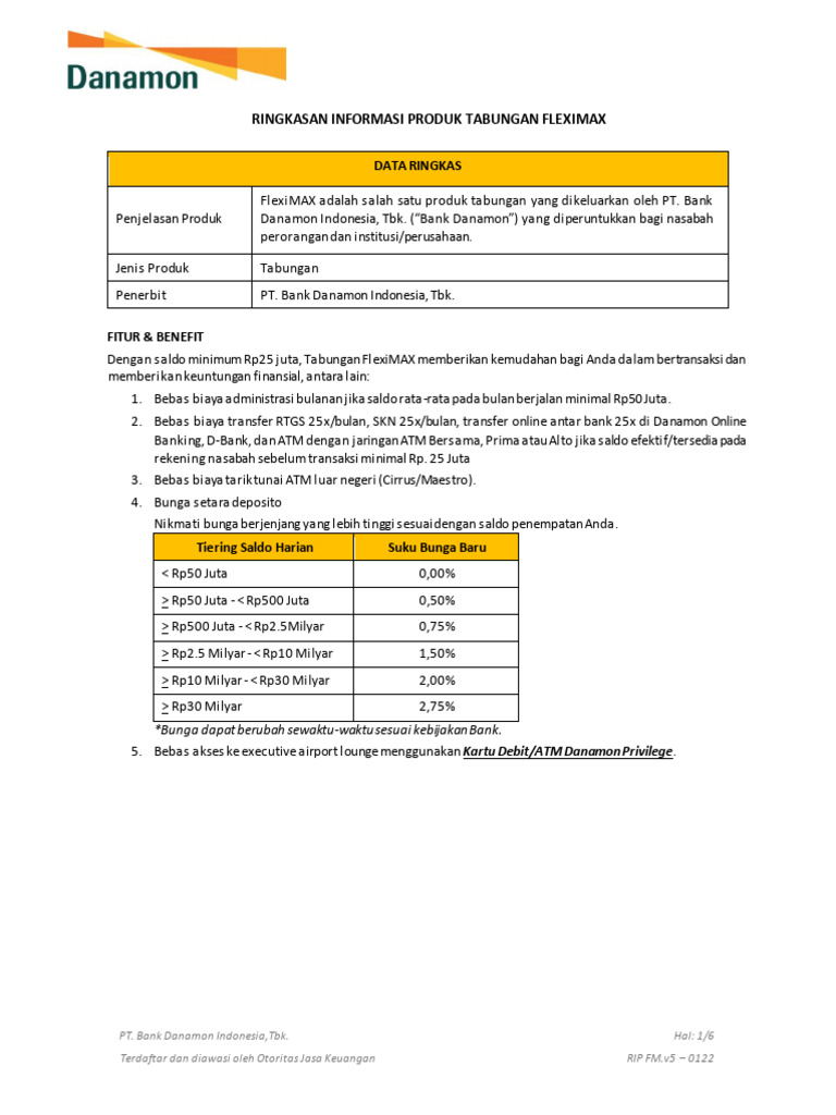 Ringkasan Informasi Produk - FlexiMAX - Jan2022 | PDF