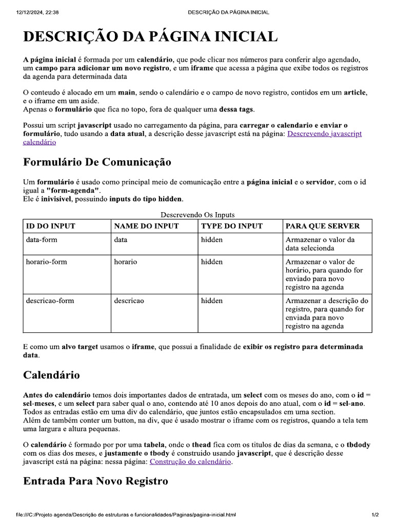 Pagina Inicial | PDF