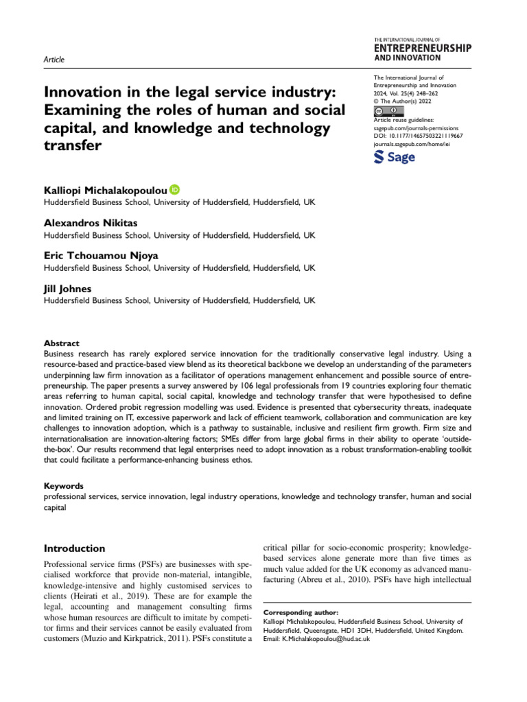 EBSCO FullText 2024 11 10 | PDF | Innovation | Regression Analysis