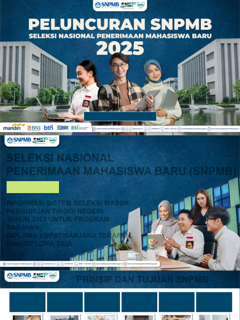 Informasi SNPMB 2025 untuk Mahasiswa Baru | PDF