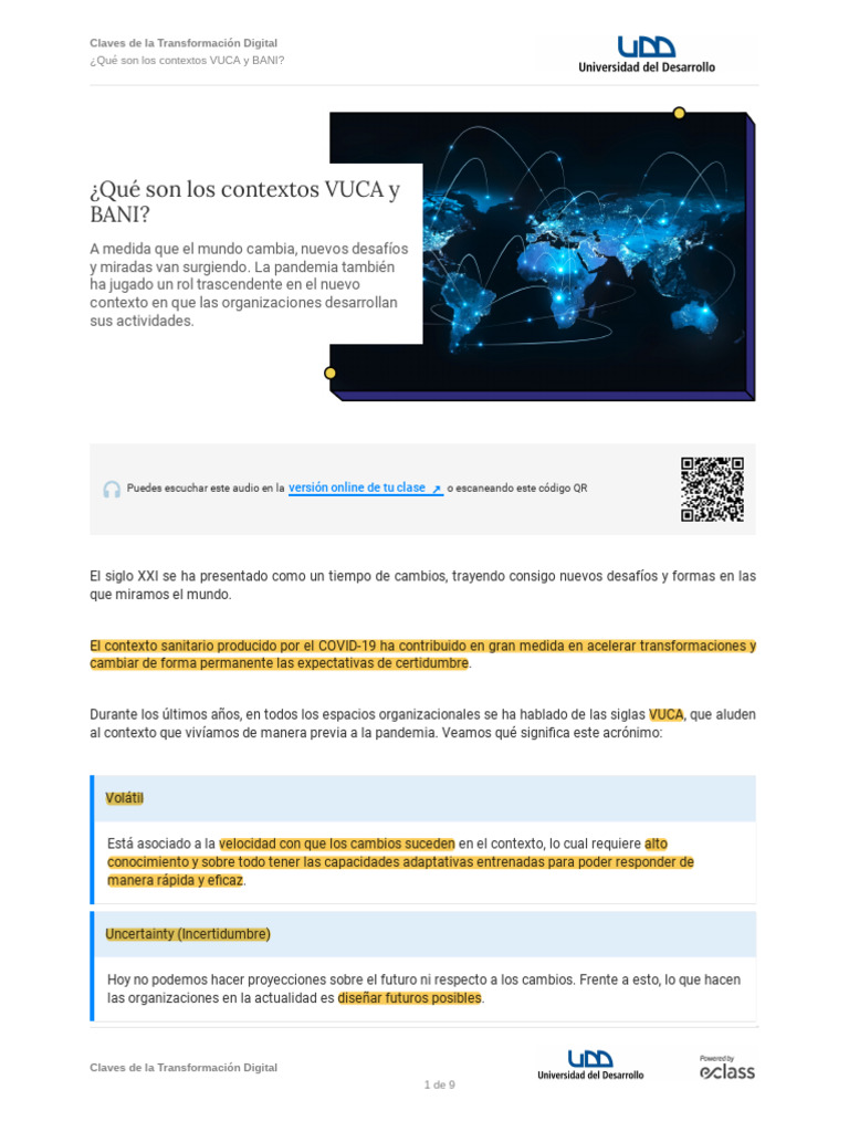 Contextos VUCA y BANI | PDF | Proteccionismo | Informática