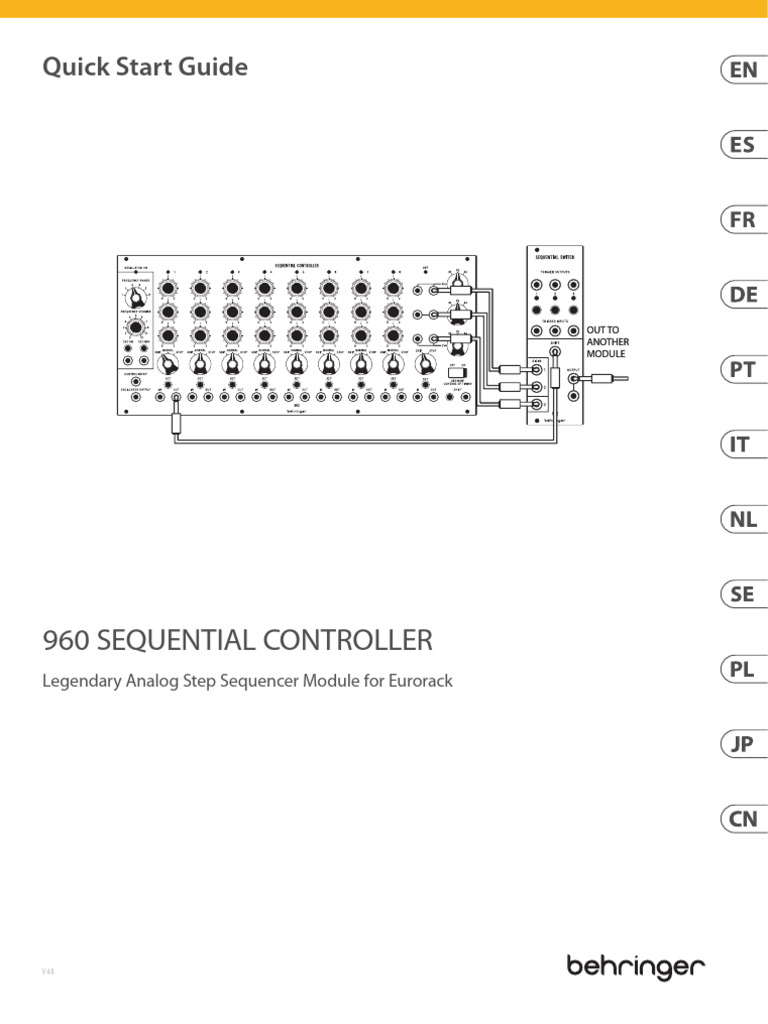 Guide de démarrage rapide 960 Controller | PDF