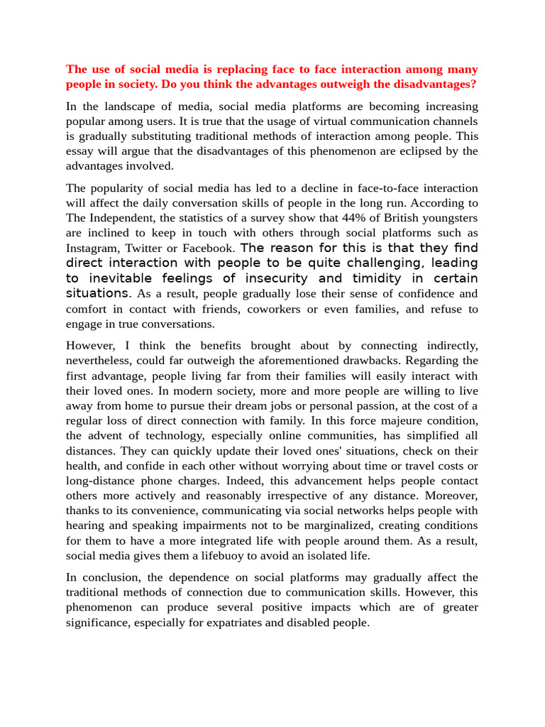 The Use of Social Media | PDF | Social Media | Popular Culture & Media ...