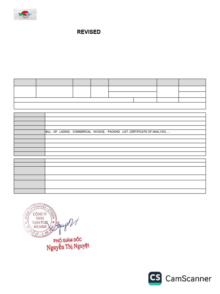 Proforma Invoice for PVC Stabilizer Purchase | PDF