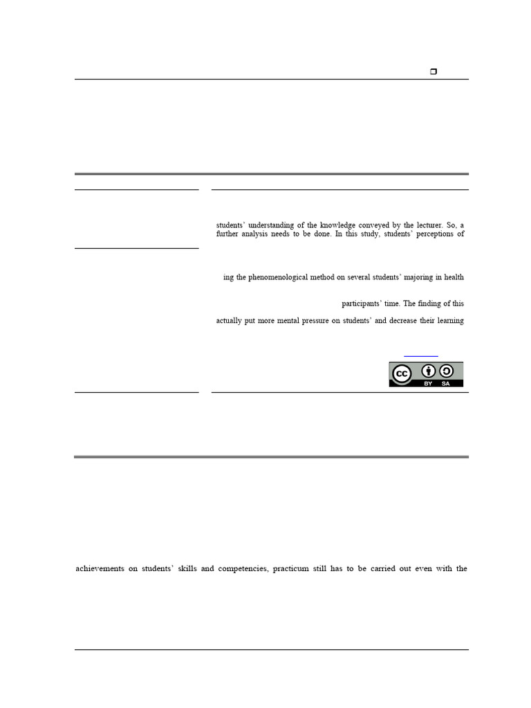 Student Perception of Online Learning Activities During COVID-19 ...