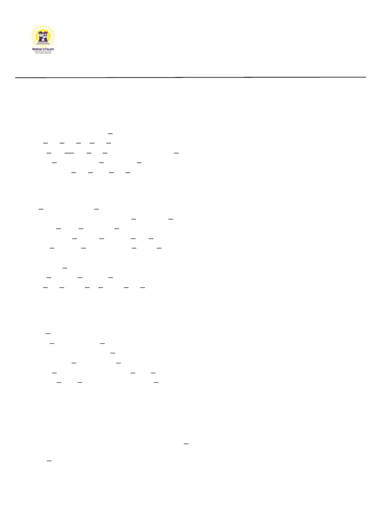 7th Maths WK Algebraic Ex | PDF