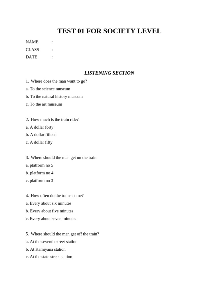 So Test 02 Reading A | PDF | Wrigley Field | Chicago