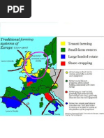 Traditional Farming Systems of Europe + Hajnal Line