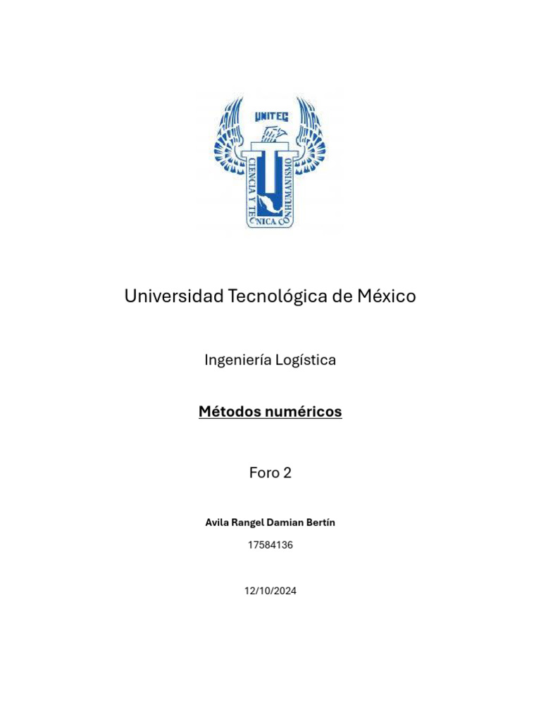 Foro 2 | PDF