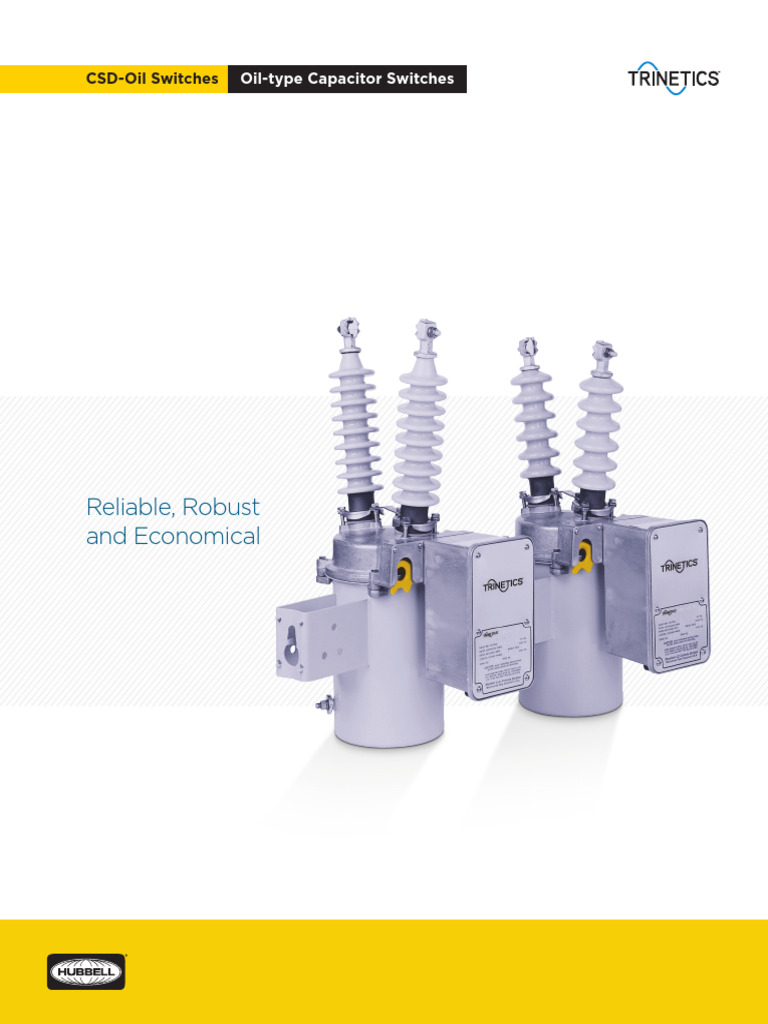 BR10207E - Trinetics CSD Oil Switches | PDF | Capacitor | Switch