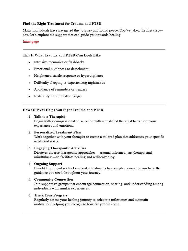 Healing Trauma and PTSD: A Guide | PDF | Psychological Trauma | Psychology