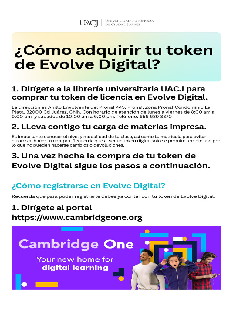 Cómo registrarse en Evolve Digital | PDF